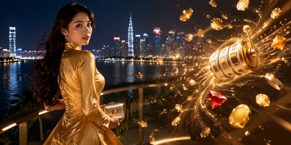 Người dùng TP Hồ Chí Minh trải nghiệm slot game mới trên điện thoại với trang phục áo dài